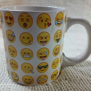 Emoji White Ceramic Mug